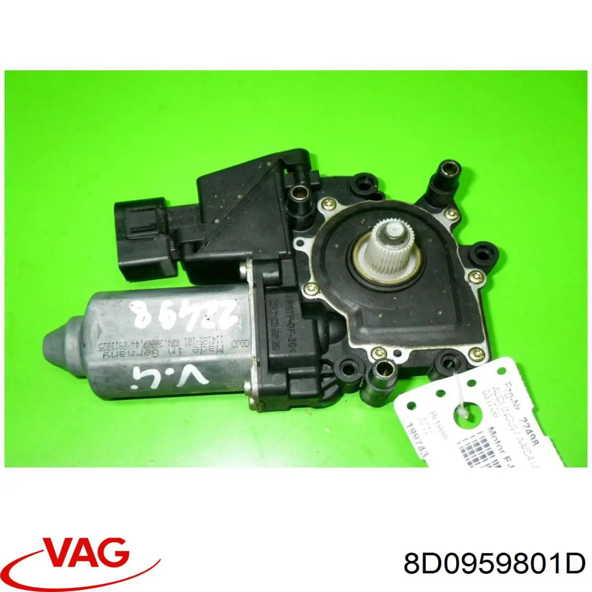 Купити 8D0959801D VAG Двигун склопідіймача двері передньої, лівої
