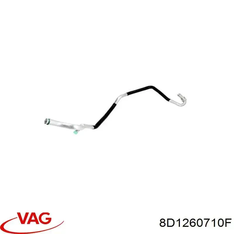 Купити 8D1260710F VAG Шланг кондиціонера, від радіатора до випарника