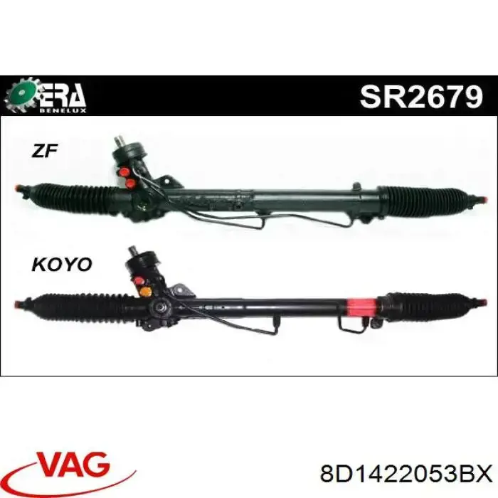 8D1422053BX VAG Рейковий рульовий механізм