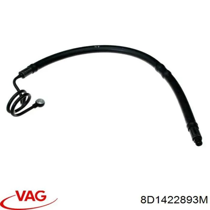 8D1422893M VAG Трубка високого тиску ГПК