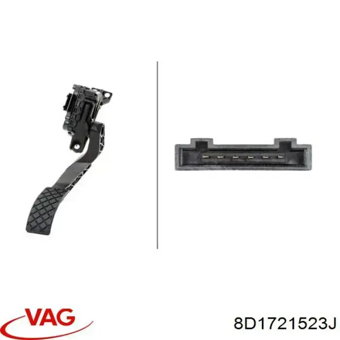 8D1721523K VAG Педаль газу (акселератора)