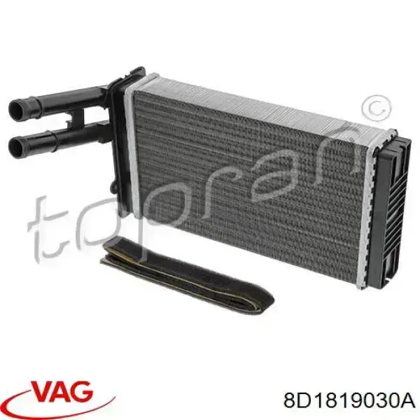 8D1819030A VAG радіатор пічки (обігрівача)