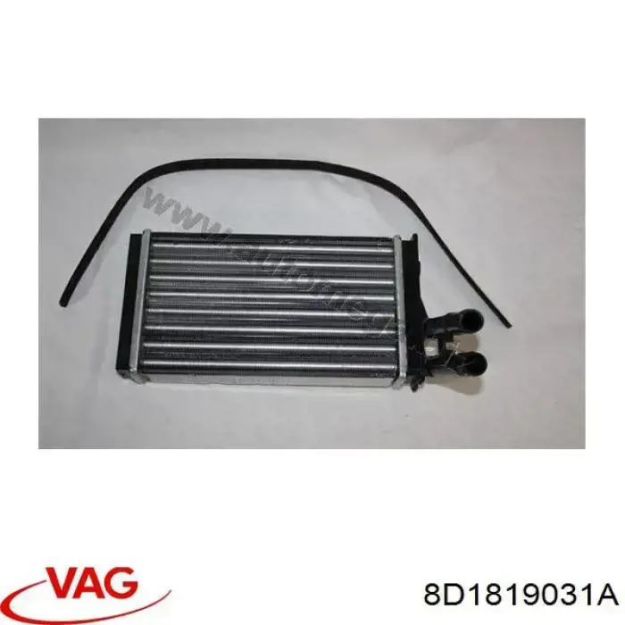 Радіатор пічки (обігрівача) VAG 8D1819031A ціна, від 13.26 USD