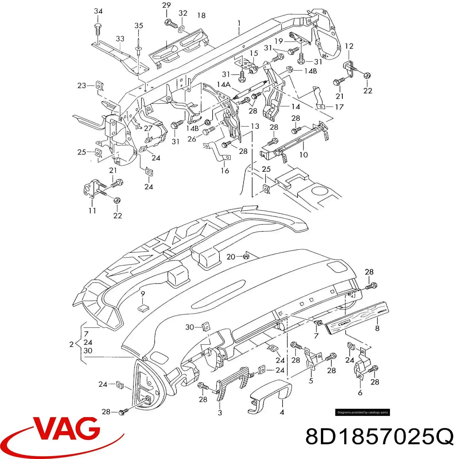 8D1857025Q VAG 