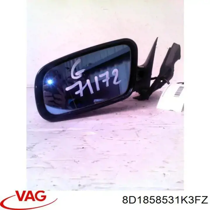 Ліве бічне дзеркало VAG 8D1858531K3FZ ціна, від 16.93 USD