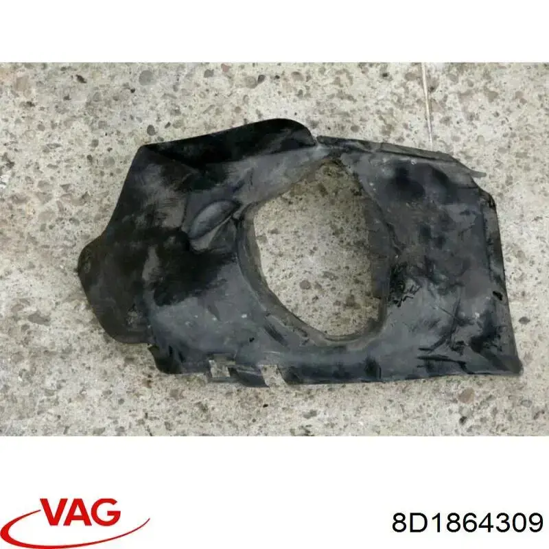 Купити 8D1864309 VAG Захист двигуна, лівий