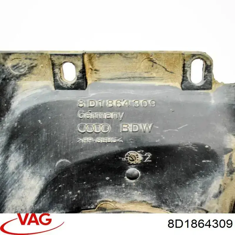 Захист двигуна, лівий VAG 8D1864309
