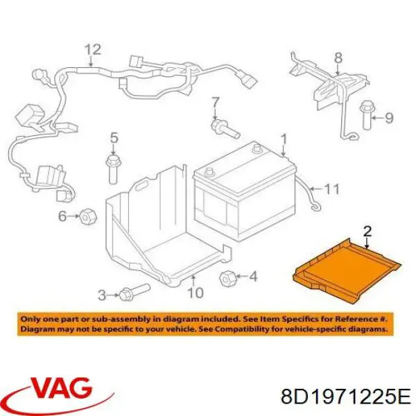  VAG 8D1971225E ціна, від 25.33 USD