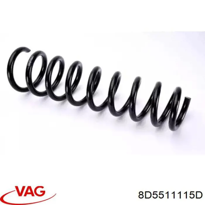 Пружина задня VAG 8D5511115D ціна, від 35.47 USD