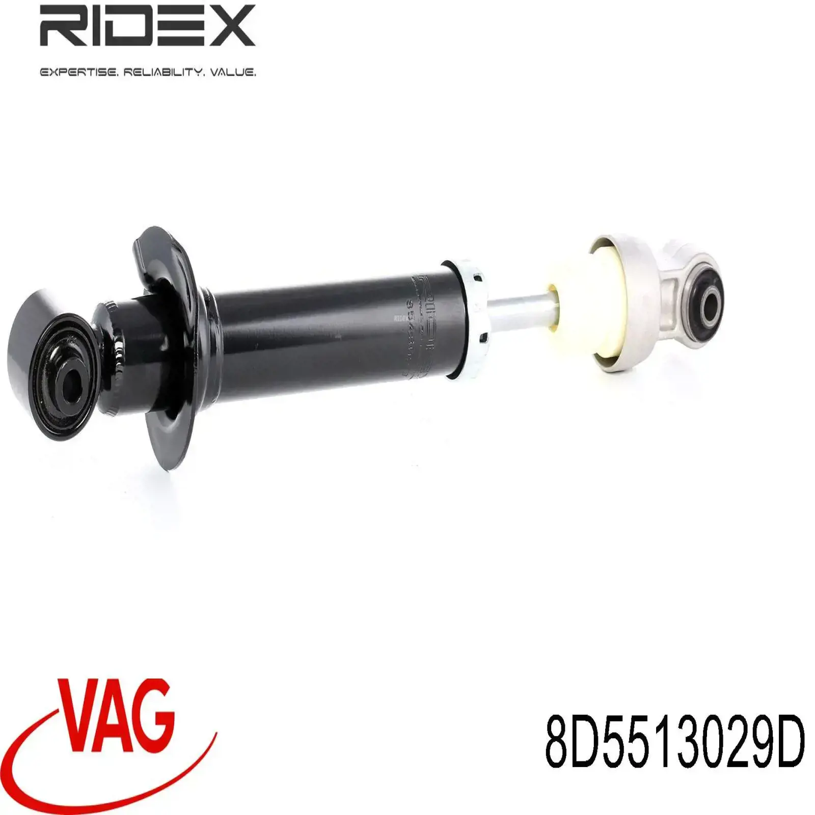 Купити 8D5513029D VAG Стійка амортизатора задня