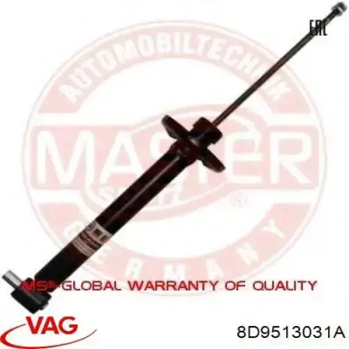 Купити 8D9513031A VAG Стійка амортизатора задня
