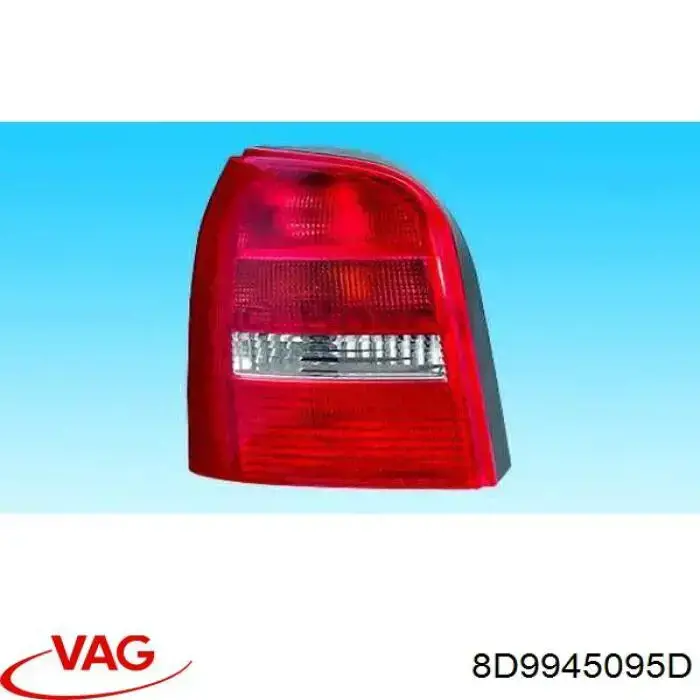 Ліхтар задній лівий VAG 8D9945095D ціна, від 53.17 USD