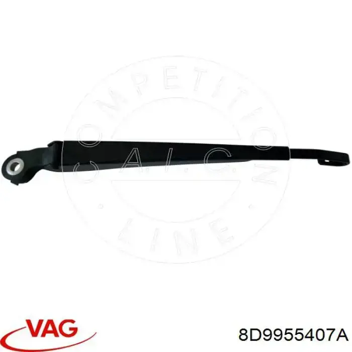Купити 8D9955407A VAG Важіль-поводок склоочисника заднього скла