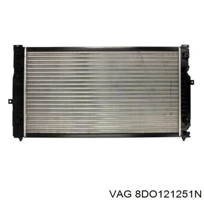 Радіатор основний VAG 8DO121251N ціна, від 45.58 USD