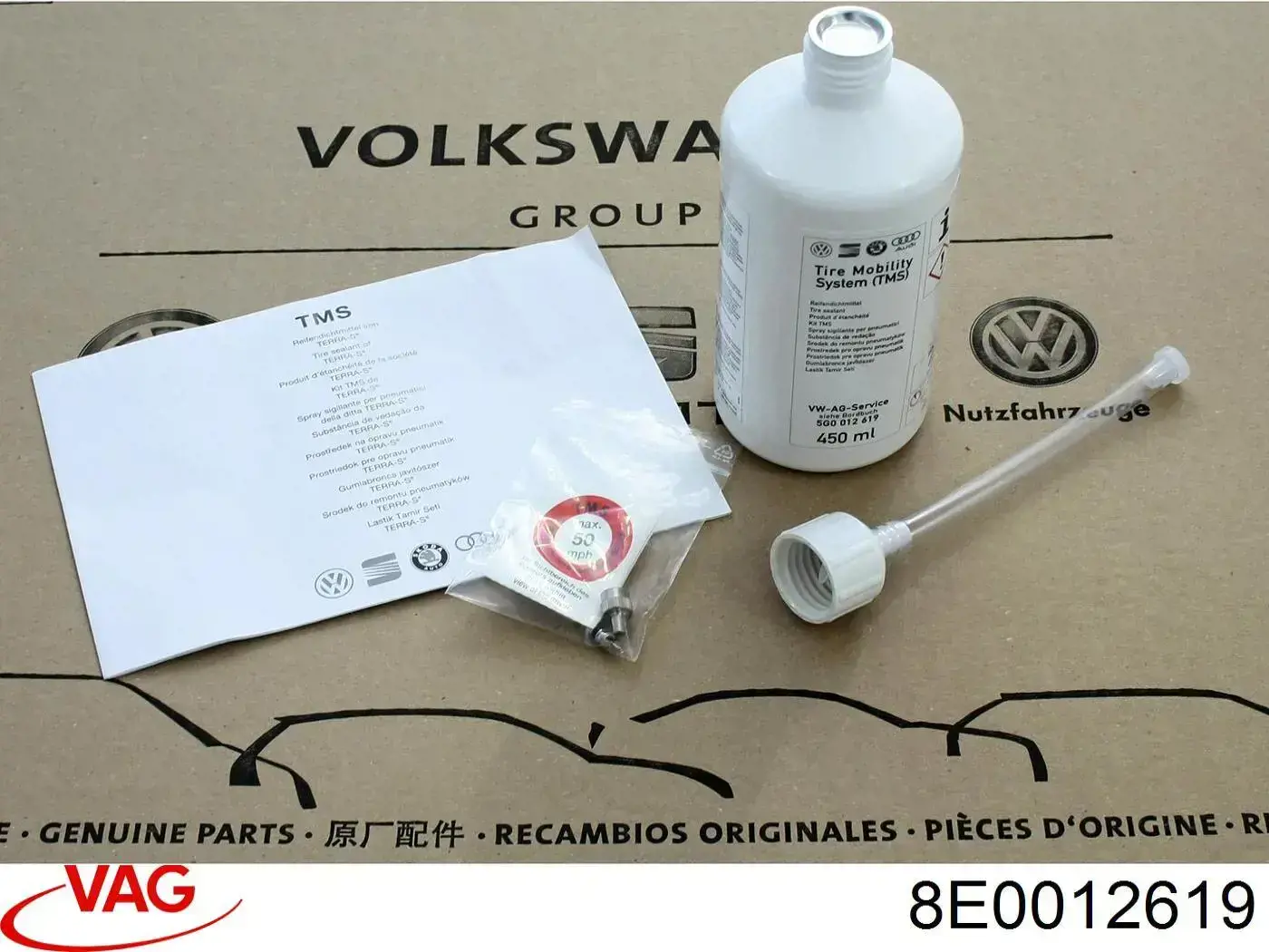 Герметик для шин VAG 8E0012619 ціна, від 14.63 USD