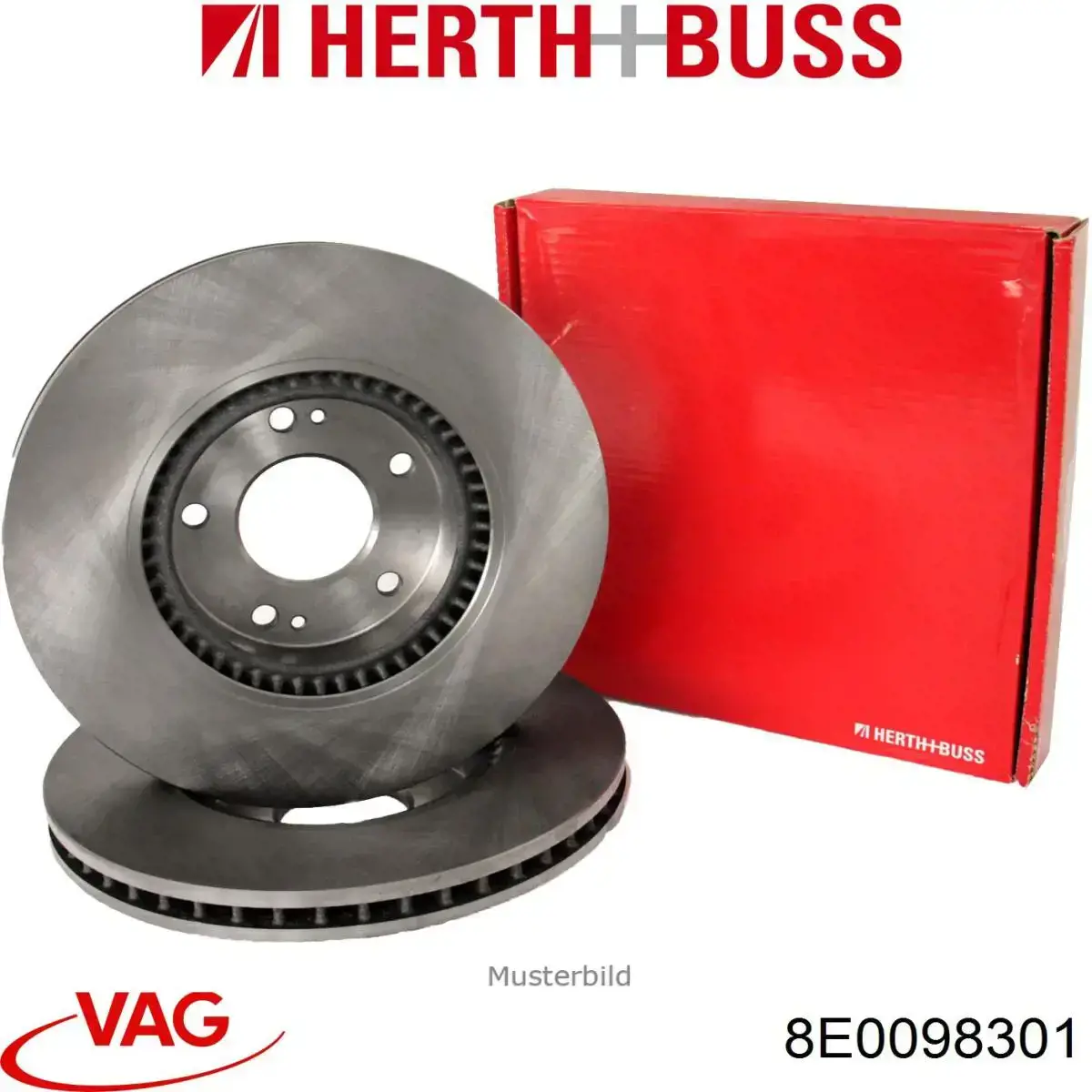 Гальмівні диски передні 8E0098301 VAG