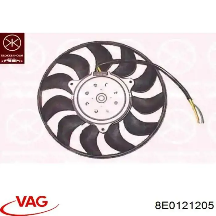 Вентилятор радіатора VAG 8E0121205 ціна, від 38.01 USD