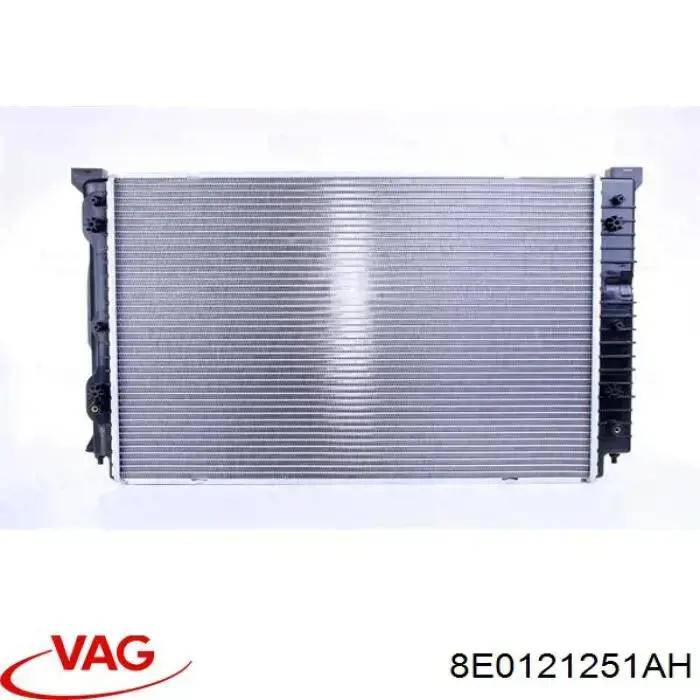 Радіатор основний VAG 8E0121251AH ціна, від 187.47 USD