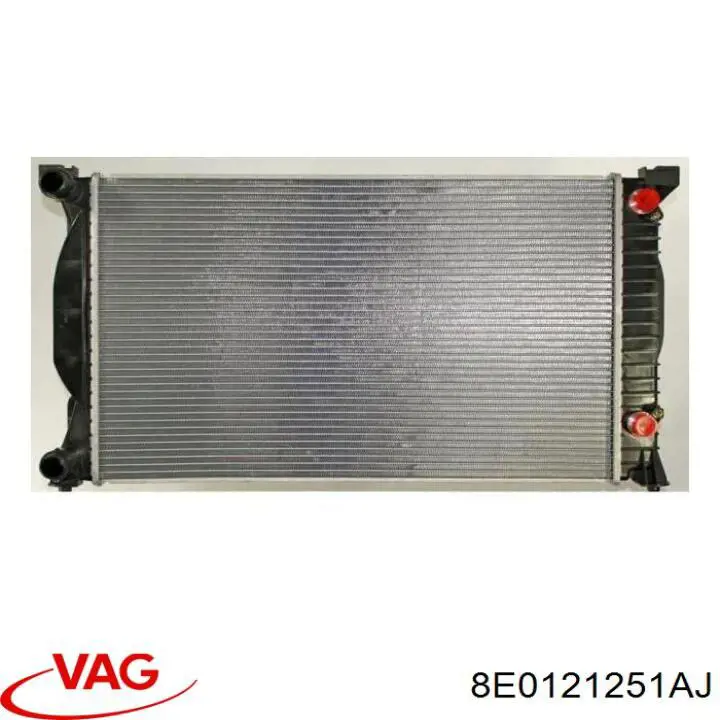 8E0121251AJ VAG радіатор охолодження двигуна