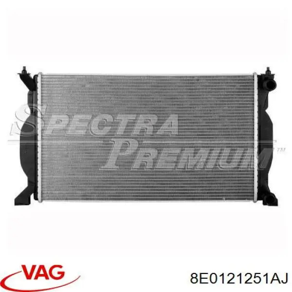 Радіатор основний VAG 8E0121251AJ ціна, від 146.20 USD