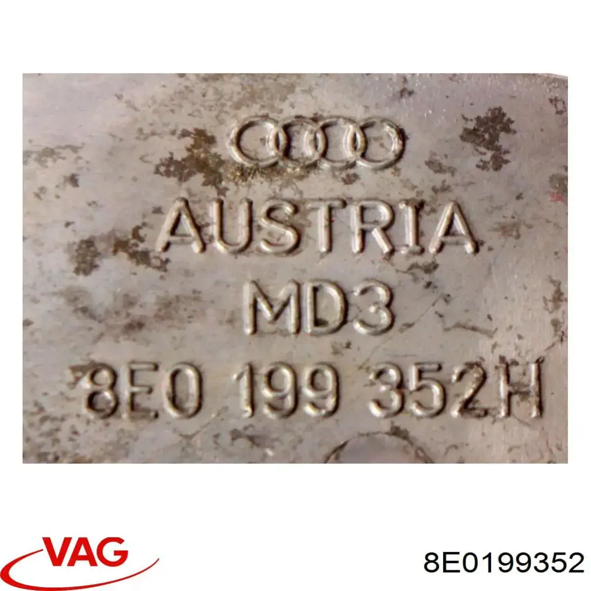 Кронштейн подушки (опори) двигуна, правої VAG 8E0199352 ціна, від 10.13 USD