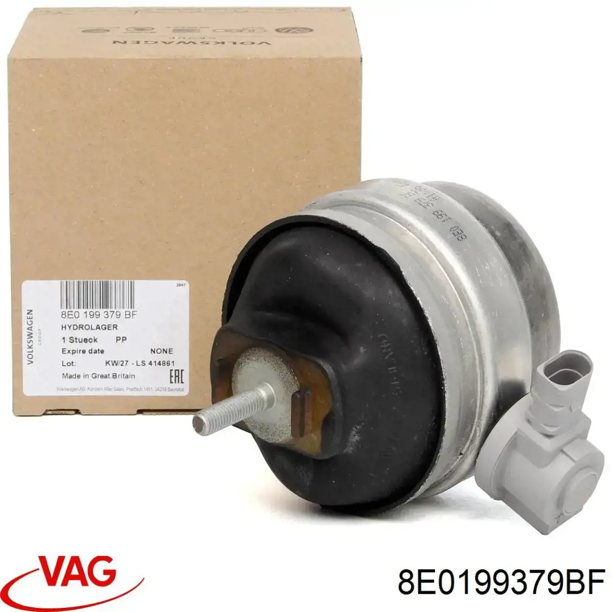 Ліва подушка двигуна VAG 8E0199379BF ціна, від 260.75 USD