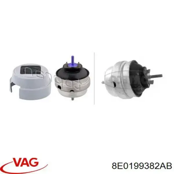 Права подушка двигуна VAG 8E0199382AB ціна, від 46.43 USD