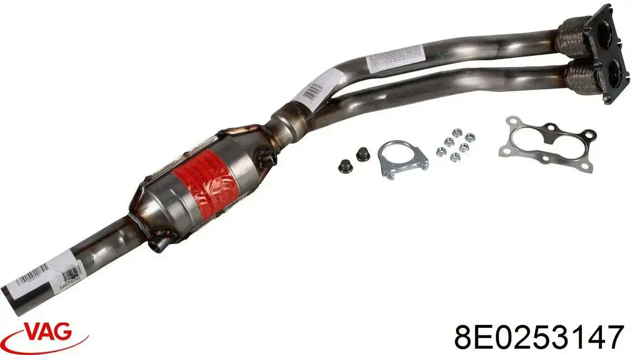 8E0253147 VAG З'єднувальні елементи, система випуску
