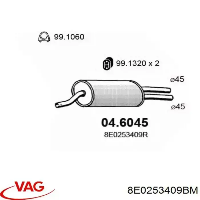  8E0253409BM VAG