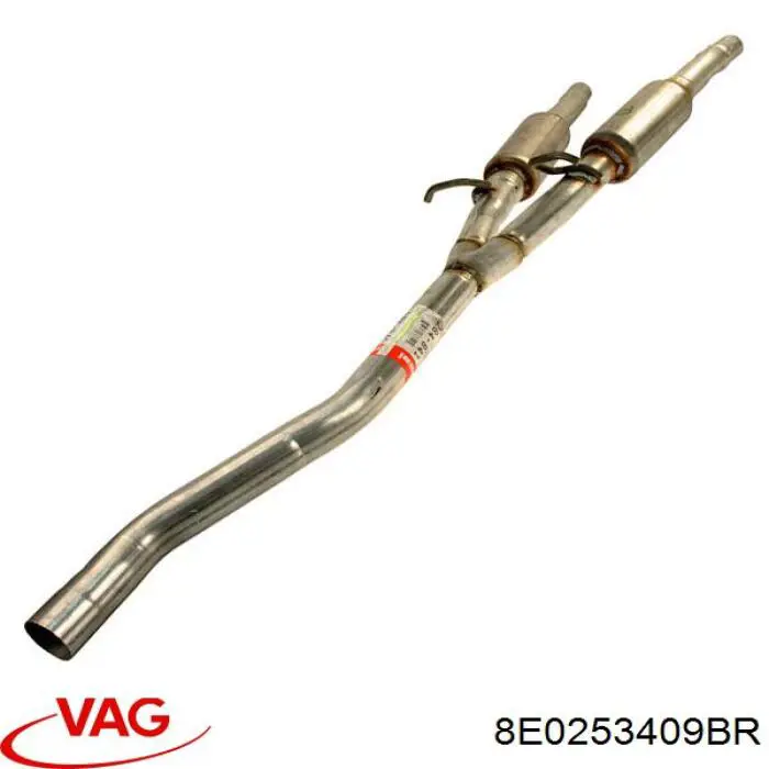 8E0253409BR VAG Середній глушник