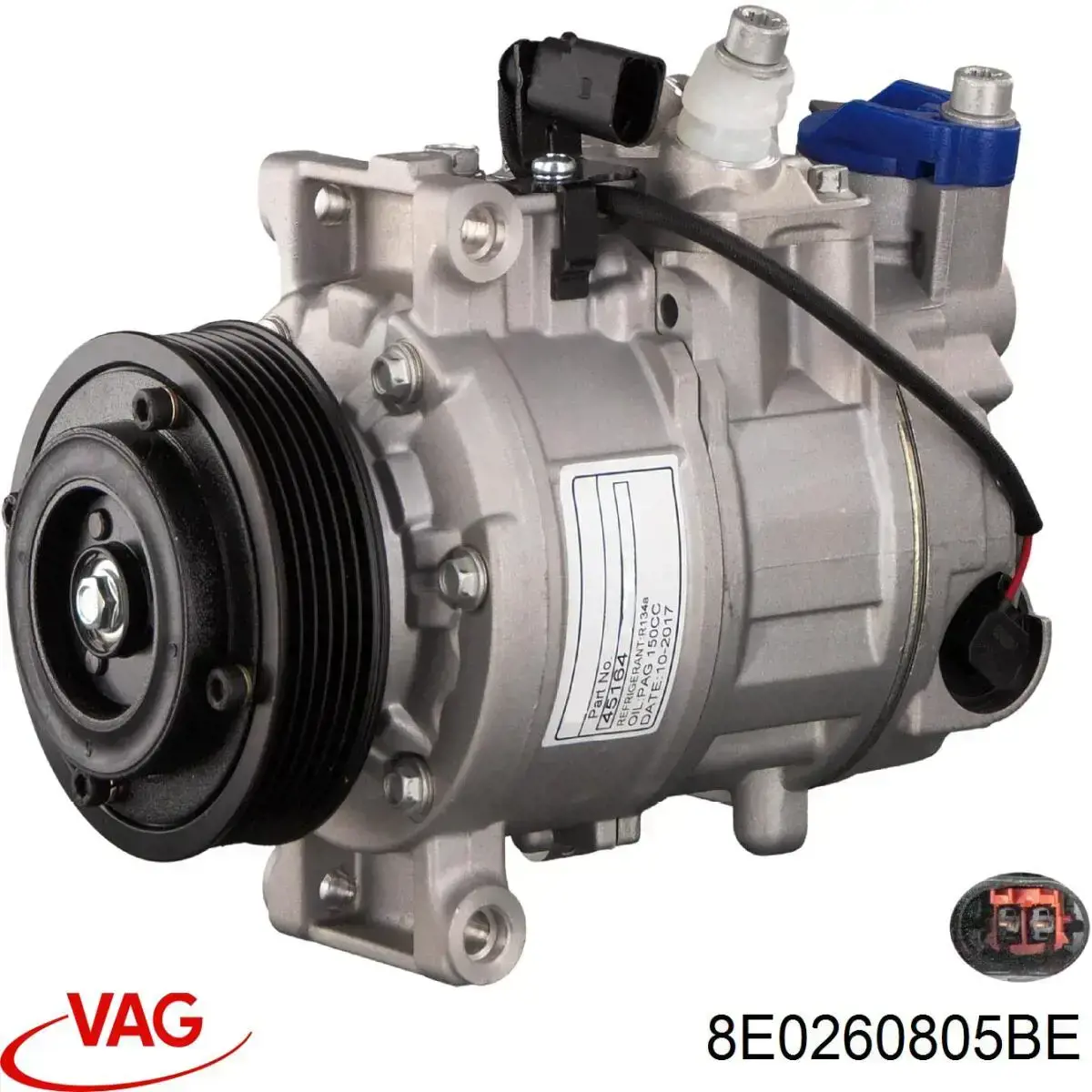 Компресор системи кондиціювання VAG 8E0260805BE ціна, від 288.31 USD