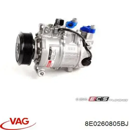 Компресор системи кондиціювання VAG 8E0260805BJ ціна, від 230.84 USD