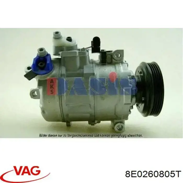 Компресор системи кондиціювання VAG 8E0260805T ціна, від 348.06 USD