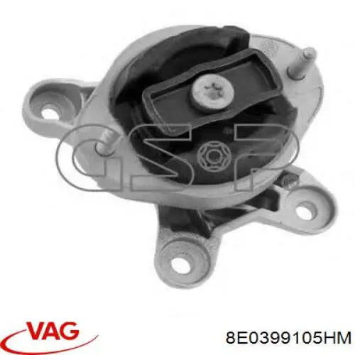 Кронштейн подушки коробки передач VAG 8E0399105HM ціна, від 223.59 USD
