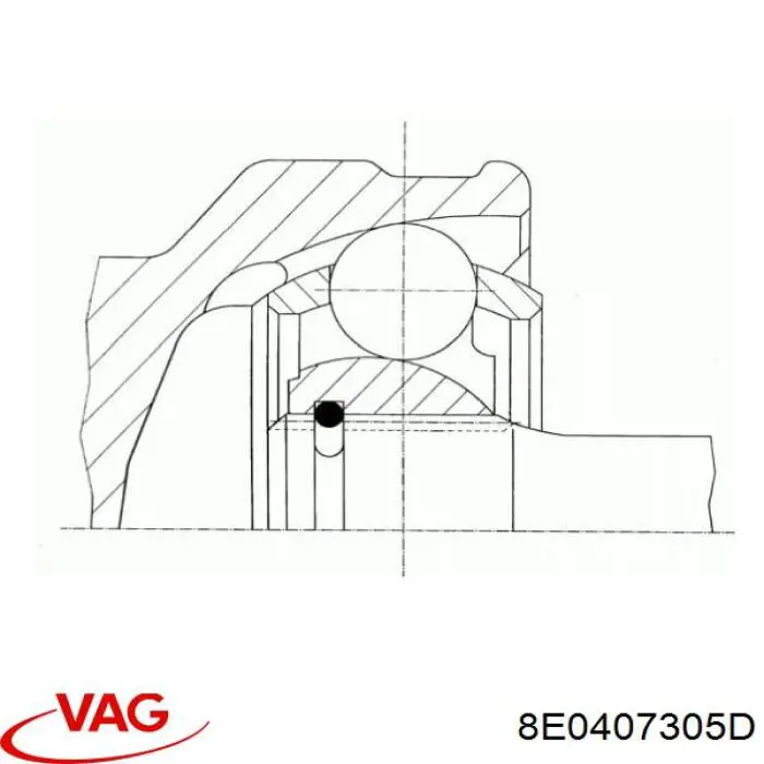Граната колісна VAG 8E0407305D ціна, від 30.66 USD