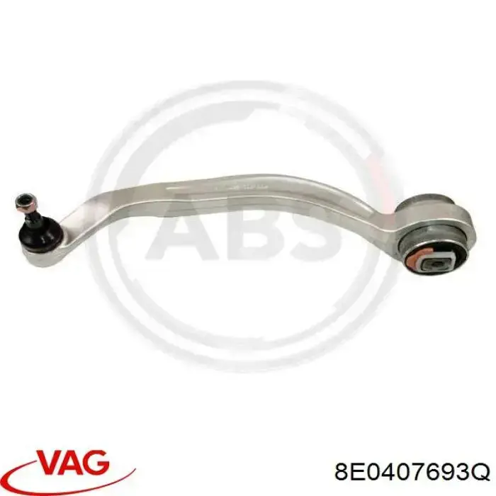 Важіль передній лівий VAG 8E0407693Q ціна, від 15.20 USD