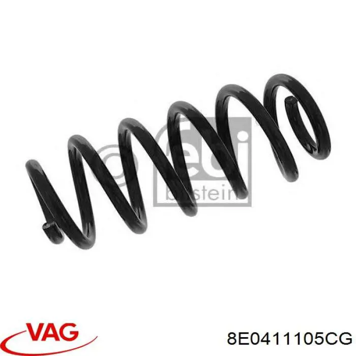 Пружина передня VAG 8E0411105CG ціна, від 43.48 USD
