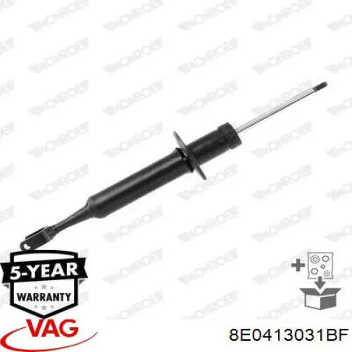 Стойка амортизатора передняя VAG 8E0413031BF ціна, від 28.32 USD