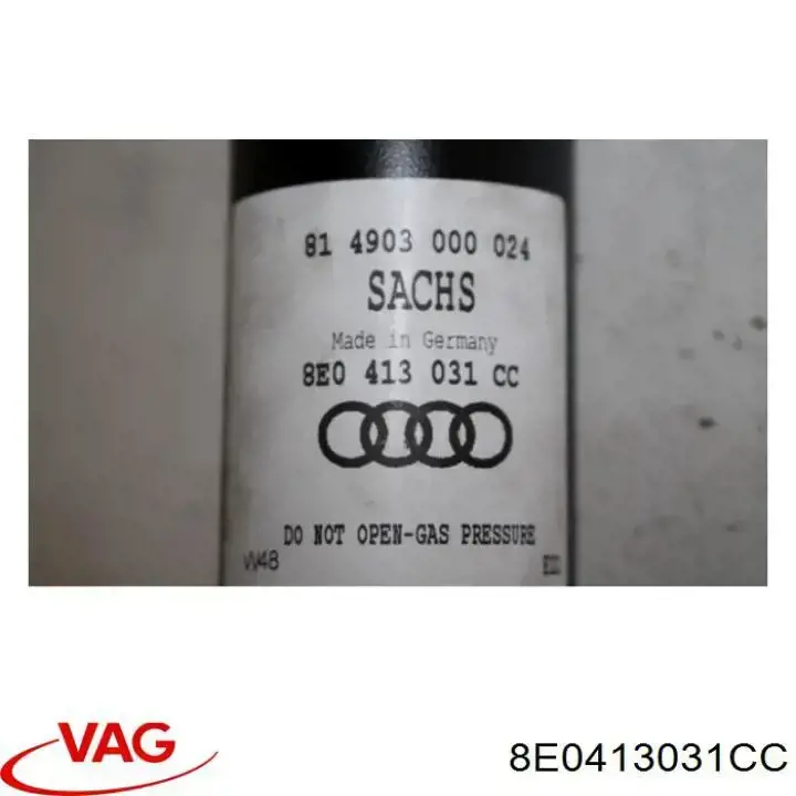 Амортизатор передній 8E0413031CC VAG