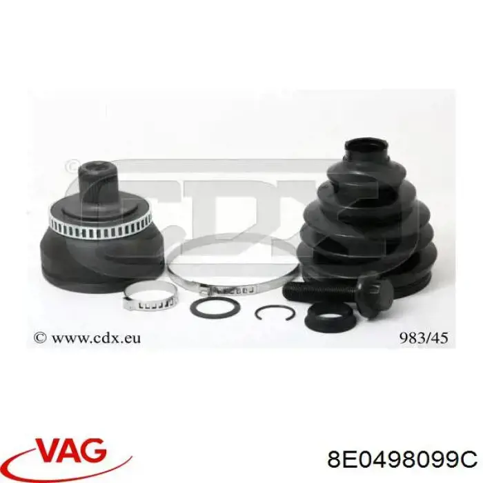 Граната колісна VAG 8E0498099C ціна, від 29.86 USD