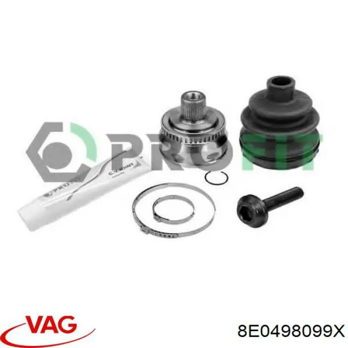 Граната колісна VAG 8E0498099X ціна, від 29.36 USD