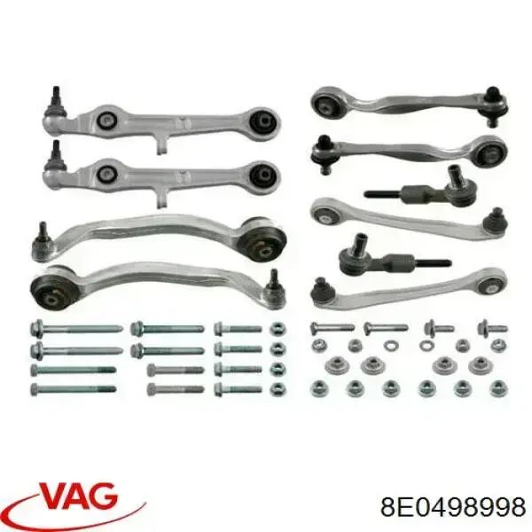 Комплект передніх важелів VAG 8E0498998 ціна, від 215.12 USD
