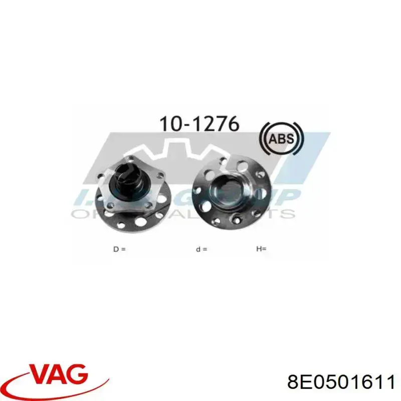 Маточини задніх коліс VAG 8E0501611 ціна, від 63.35 USD