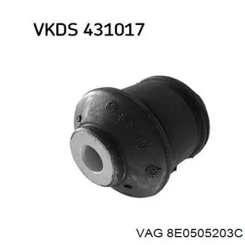 Сайлентблок цапфи задньої VAG 8E0505203C ціна, від 6.43 USD