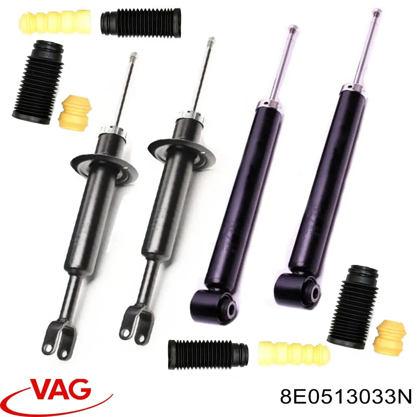 Амортизатор задній VAG 8E0513033N ціна, від 24.36 USD