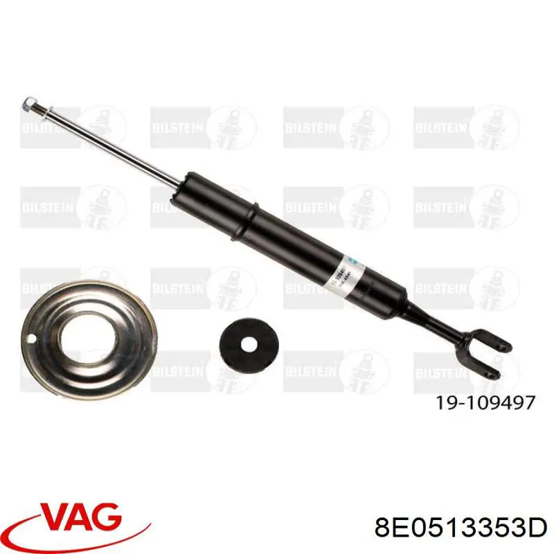Купити 8E0513353D VAG Опора амортизатора заднього