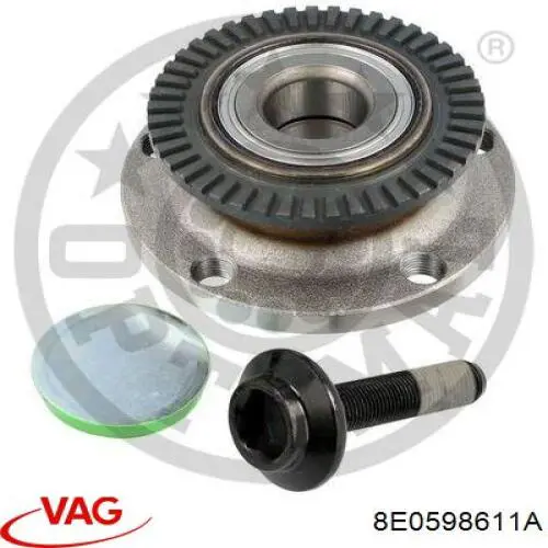 Маточини задніх коліс VAG 8E0598611A ціна, від 37.96 USD