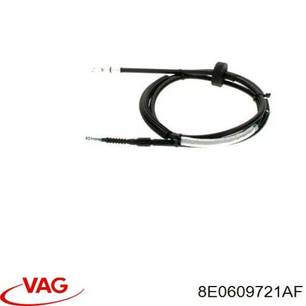 8E0609721AF VAG Трос ручника задній лівий