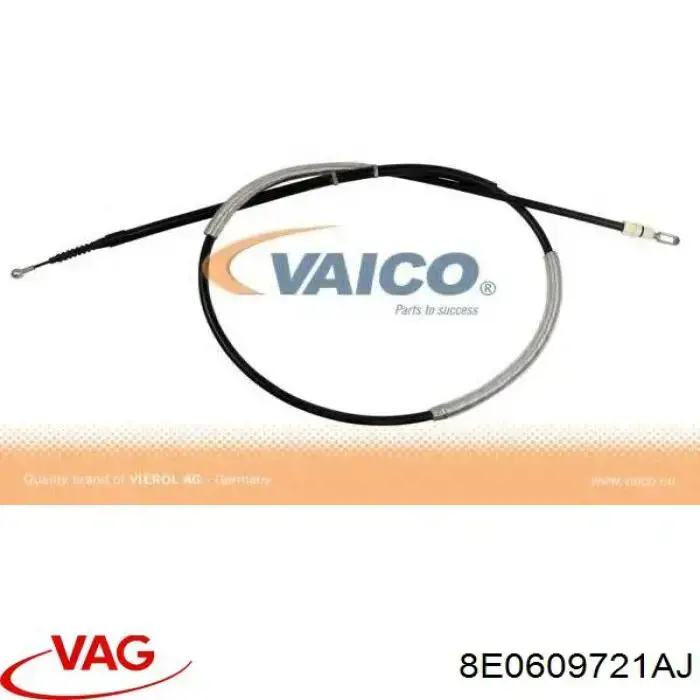 Трос ручного гальма задній, правий/лівий VAG 8E0609721AJ ціна, від 14.57 USD