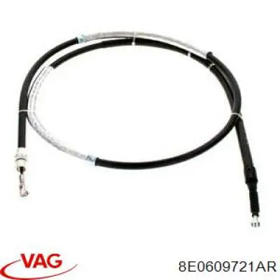 Трос ручного гальма задній, правий/лівий VAG 8E0609721AR ціна, від 14.14 USD